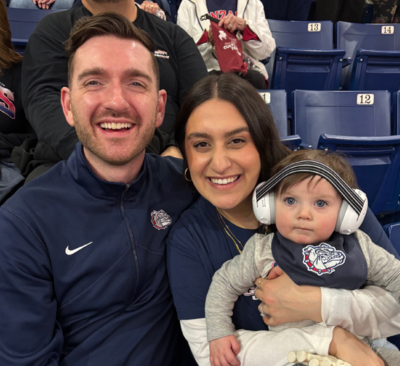 Campus sign with Gonzaga Logo with text that reads Discover Your Purpose